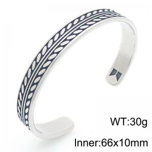 Stainless Steel Bangle - KB209293-LU