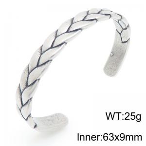 Stainless Steel Bangle - KB209298-LU