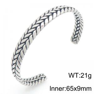 Stainless Steel Bangle - KB209300-LU