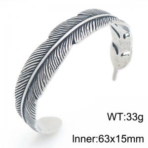 Stainless Steel Bangle - KB209301-LU