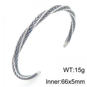Stainless Steel Bangle - KB209307-LU