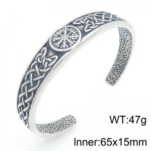 Stainless Steel Bangle - KB209312-LU