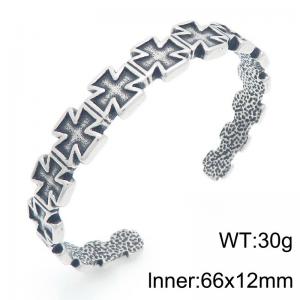 Stainless Steel Bangle - KB209314-LU