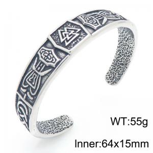 Stainless Steel Bangle - KB209315-LU