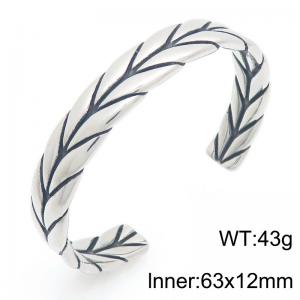 Stainless Steel Bangle - KB209320-LU