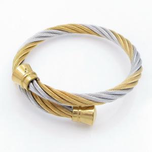 Stainless Steel Wire Bangle - KB209702-XY