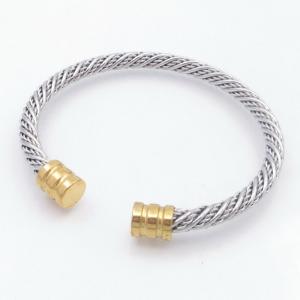 Stainless Steel Wire Bangle - KB209703-XY