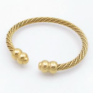 Stainless Steel Wire Bangle - KB209704-XY