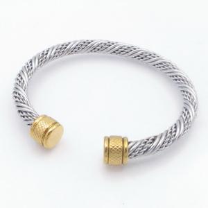 Stainless Steel Wire Bangle - KB209705-XY