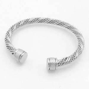 Stainless Steel Wire Bangle - KB209706-XY