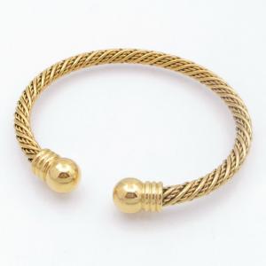 Stainless Steel Wire Bangle - KB209707-XY