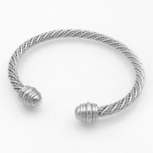 Stainless Steel Wire Bangle - KB209708-XY