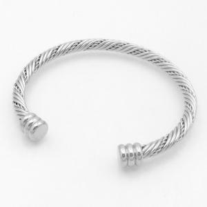Stainless Steel Wire Bangle - KB209709-XY