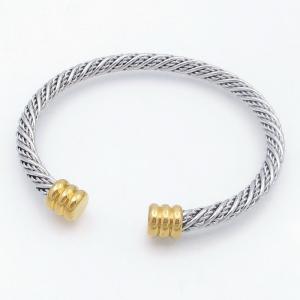 Stainless Steel Wire Bangle - KB209710-XY