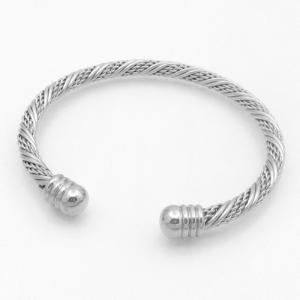 Stainless Steel Wire Bangle - KB209712-XY