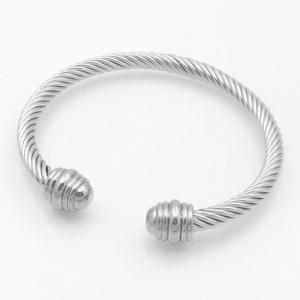 Stainless Steel Wire Bangle - KB209713-XY