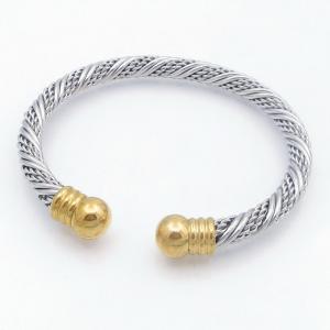 Stainless Steel Wire Bangle - KB209715-XY