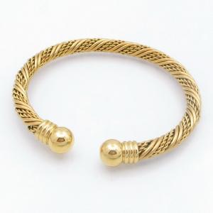 Stainless Steel Wire Bangle - KB209716-XY
