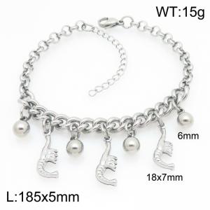 Stainless Steel Bracelet(women) - KB209890-Z