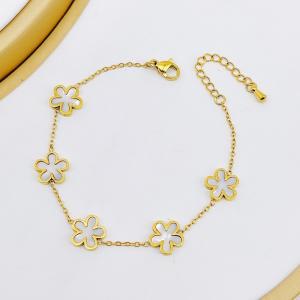 Stainless Steel Gold-plating Bracelet - KB210054-SXSJ