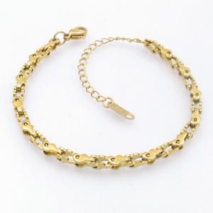Stainless Steel Gold-plating Bracelet - KB210797-SP