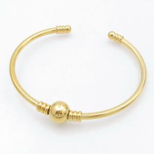 Stainless Steel Gold-plating Bangle - KB210818-XY