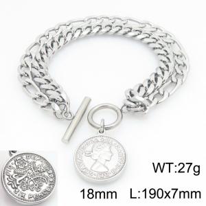 Stainless Steel Bracelet - KB210961-Z