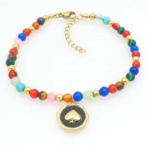 Stainless Steel Gold-plating Bracelet - KB211507-NJ