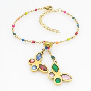 Stainless Steel Gold-plating Bracelet - KB211800-MN