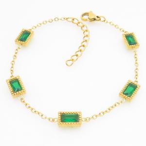 Stainless Steel Stone Bracelet - KB211884-HDJ