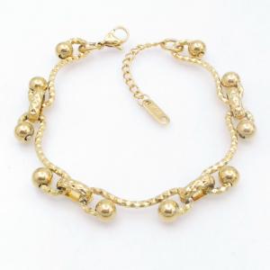 Stainless Steel Gold-plating Bracelet - KB212041-SP
