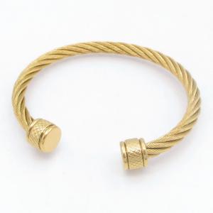 Stainless Steel Wire Bangle - KB212055-XY