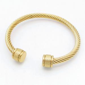 Stainless Steel Wire Bangle - KB212056-XY
