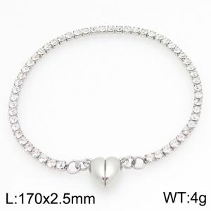 Stainless Steel Stone Bracelet - KB212106-Z