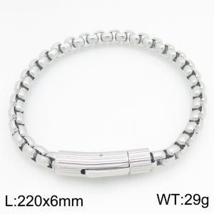 Stainless Steel Bracelet(Men) - KB212474-ZGM