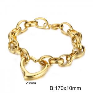 Love Bracelet Women's Ins Fashion Network Red Small crowd Design Simple Temperament Clavicle Chain Short - KB212515-Z