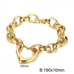 Love Bracelet Women's Ins Fashion Network Red Small crowd Design Simple Temperament Clavicle Chain Short - KB212517-Z