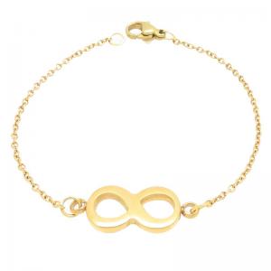 Stainless Steel Gold-plating Bracelet - KB212539-TLA