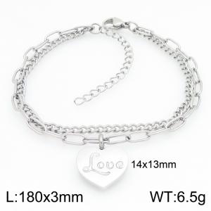 Stainless Steel Bracelet(women) - KB213157-Z