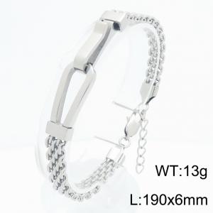 Stainless steel jewelry personalized design bracelet - KB213342-KFC