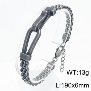 Stainless steel jewelry personalized design bracelet - KB213343-KFC