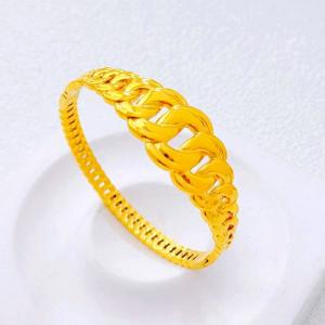 Stainless Steel Gold-plating Bangle - KB213412-SXSJ