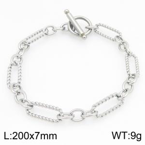 Stainless Steel Bracelet(Men) - KB213585-Z