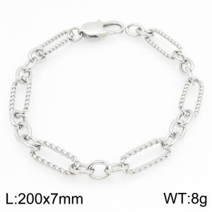 Stainless Steel Bracelet(Men) - KB213587-Z