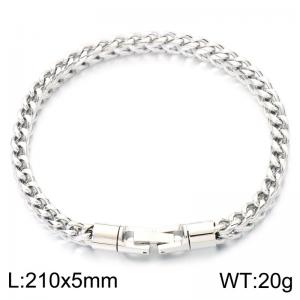 Fashionable stainless steel chain bracelet suitable for daily wear - KB213822-KFC