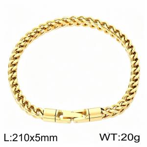 Fashionable stainless steel chain bracelet suitable for daily wear - KB213823-KFC