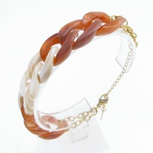 Stainless Steel Gold-plating Bracelet - KB213921-SP