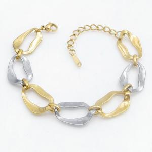 Stainless Steel Gold-plating Bracelet - KB213922-SP