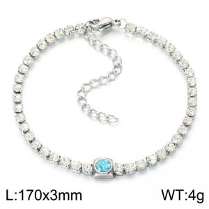 Stainless Steel Crystal Bracelet - KB214121-Z