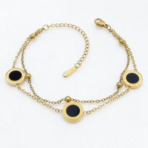 Stainless Steel Gold-plating Bracelet - KB214409-CM
